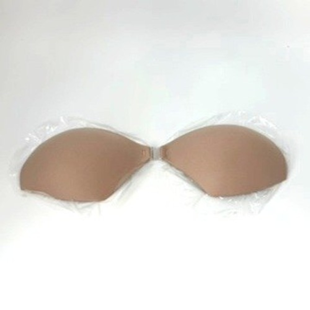 BOOMBA Demi Sticky Bra Beige Size A Strapless Adhesive Silicone NEW